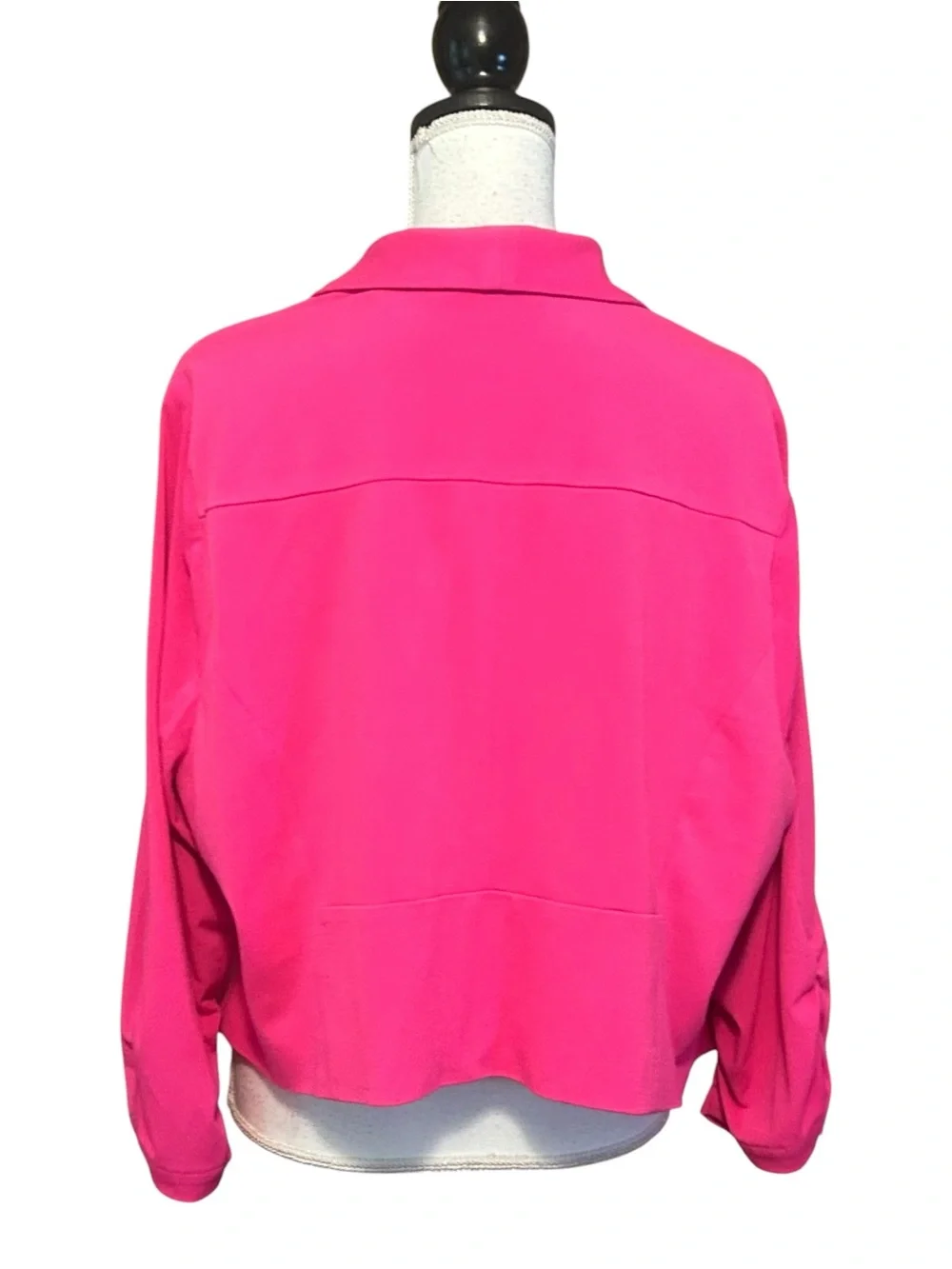 Torrid Studio Crepe Classic Blazer Women’s SZ 3X in Neon Fuchsia